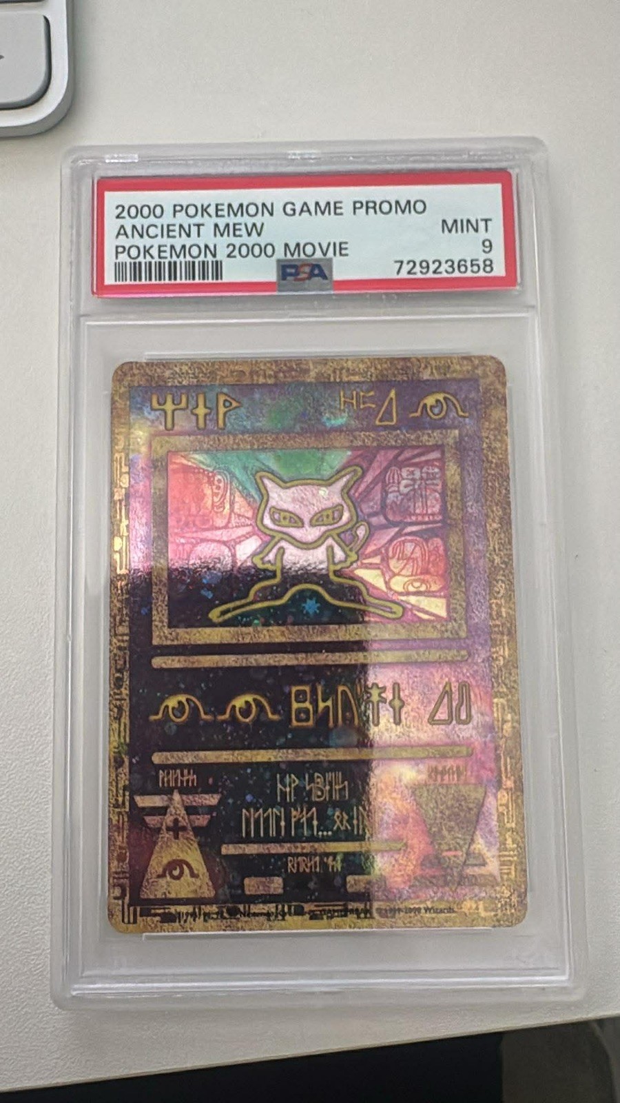 2000 Pokemon Movie Promo Ancient Mew PSA 9