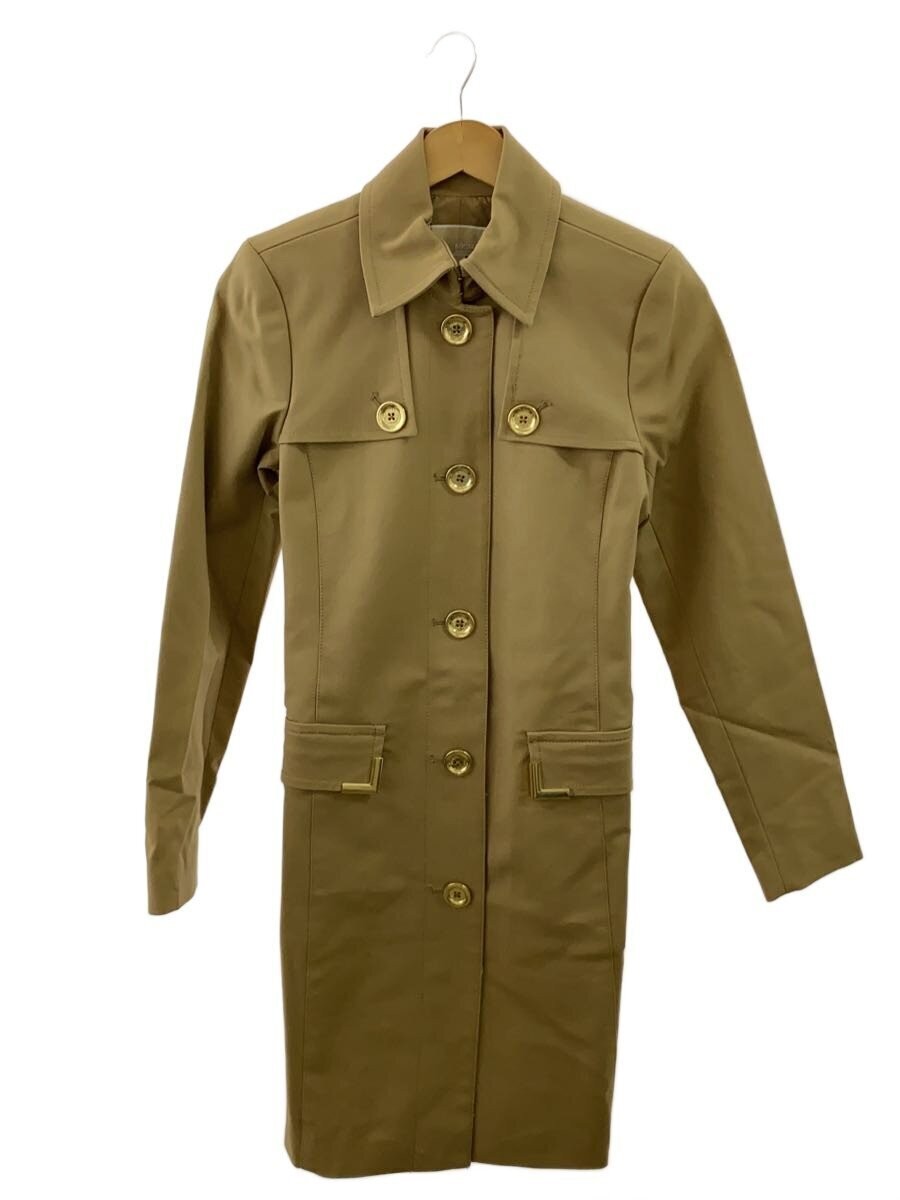 Michael Kors Trench Coat/S/Cotton/Beg/Plain/Jf32187C64 60301