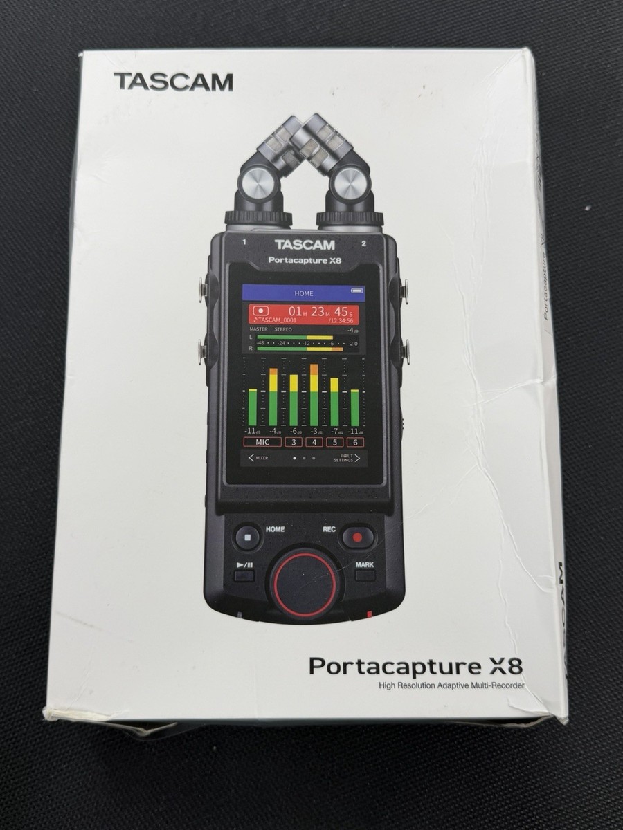 TASCAM Portacapture X8 High-Resolution Multi-Track Handheld