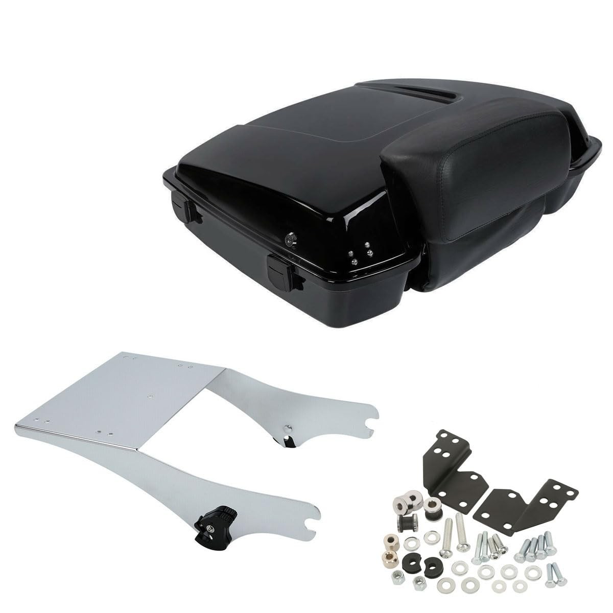 Razor Trunk Backrest Mount Rack Docking Kit Touring 1997-2008