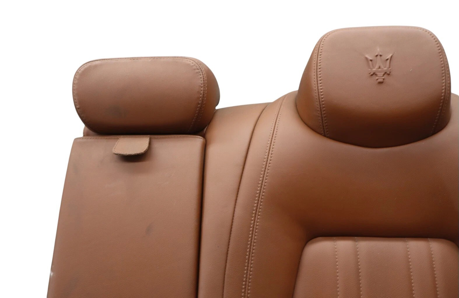 14-17 Maserati Ghibli S Rear Left Driver Side Top Upper Seat Cushion Brown Oem
