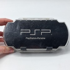 Sony PlayStation Portable PSP Hard Shell Travel Carrying Case Clear For PSP-1001