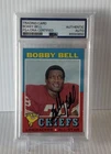 Bobby Bell Signed 1971 Topps card PSA/DNA Auto Chiefs