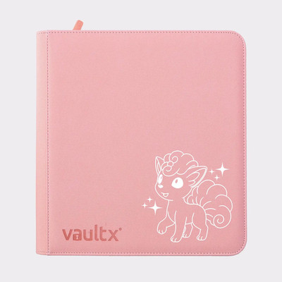 Pokemon Alolan Vulpix TCG Sammelmappe - Personalisiertes Design! Pokemon Vault X Zip Bind