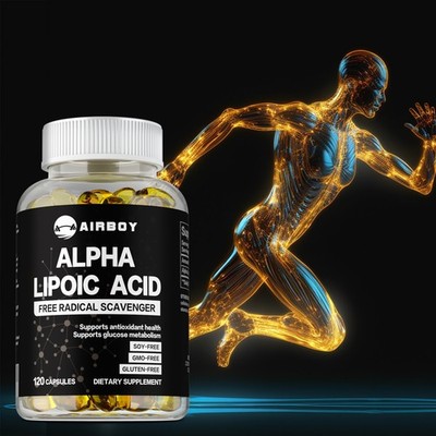Alpha Lipoic Acid 600mg - Metabolism Booster, Blood Sugar Balance, Skin Health