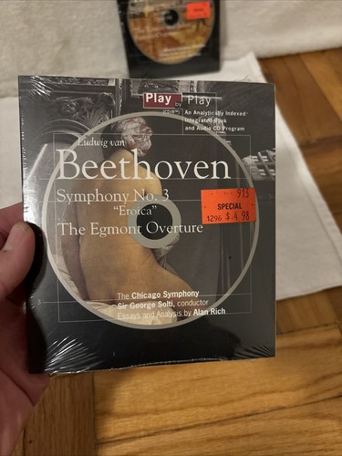 Play by Play -Bach, Beethoven & Tchaikovsky Alan Rich Book & CD Lot NEW SEALED - Picture 4 of 7