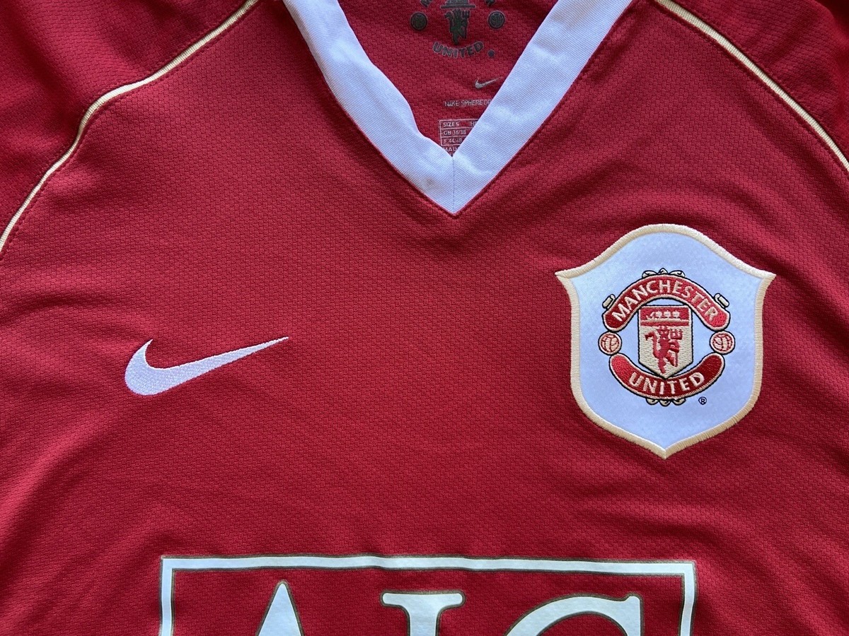 Manchester United 2006-07 Nike Home Jersey Soccer Football Shirt