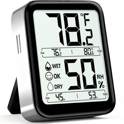 Antonki Room Thermometer Indoor Hygrometer Digital Temperature and Humidity... 