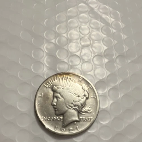 1921 Peace Dollar $1 Silver Coin Fine Grade Philadelphia KM#150
