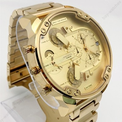 Diesel DZ7399  Mr. Daddy Chronograph Gold Bracelet Stainless Steel Men's Watch