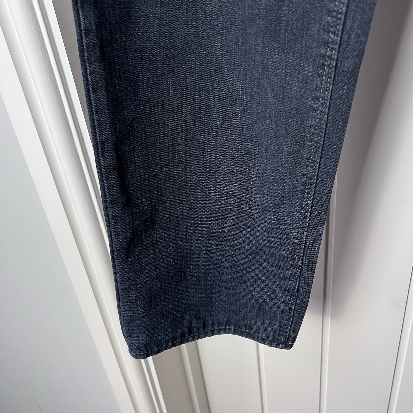 Hugo Boss Jeans Men's W34 L32 Black Grey Maine Regular Fit Straight Cotton Blend thumbnail 5