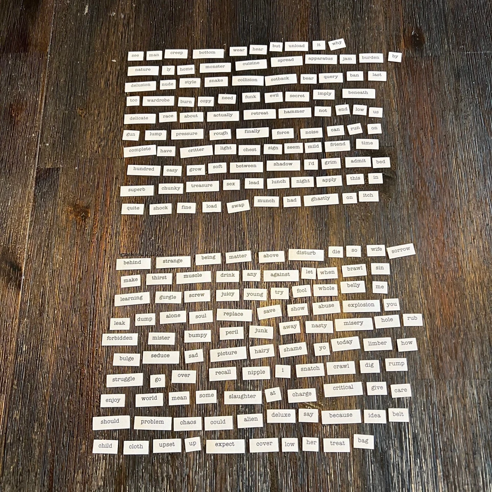 Ransom Notes House Party Edition Family Party Game Word Magnet MISSING 1 WORD - Image 3 of 4