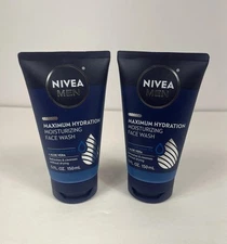 2 Pack NIVEA Men Maximum Hydration Moisturizing Face Wash - 5 Fl Oz