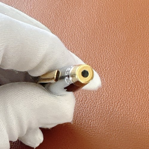 CROSS Century II Medalist Ballpoint Pen Chrome w/ Gold Trim Japan Import - Afbeelding 6 van 11