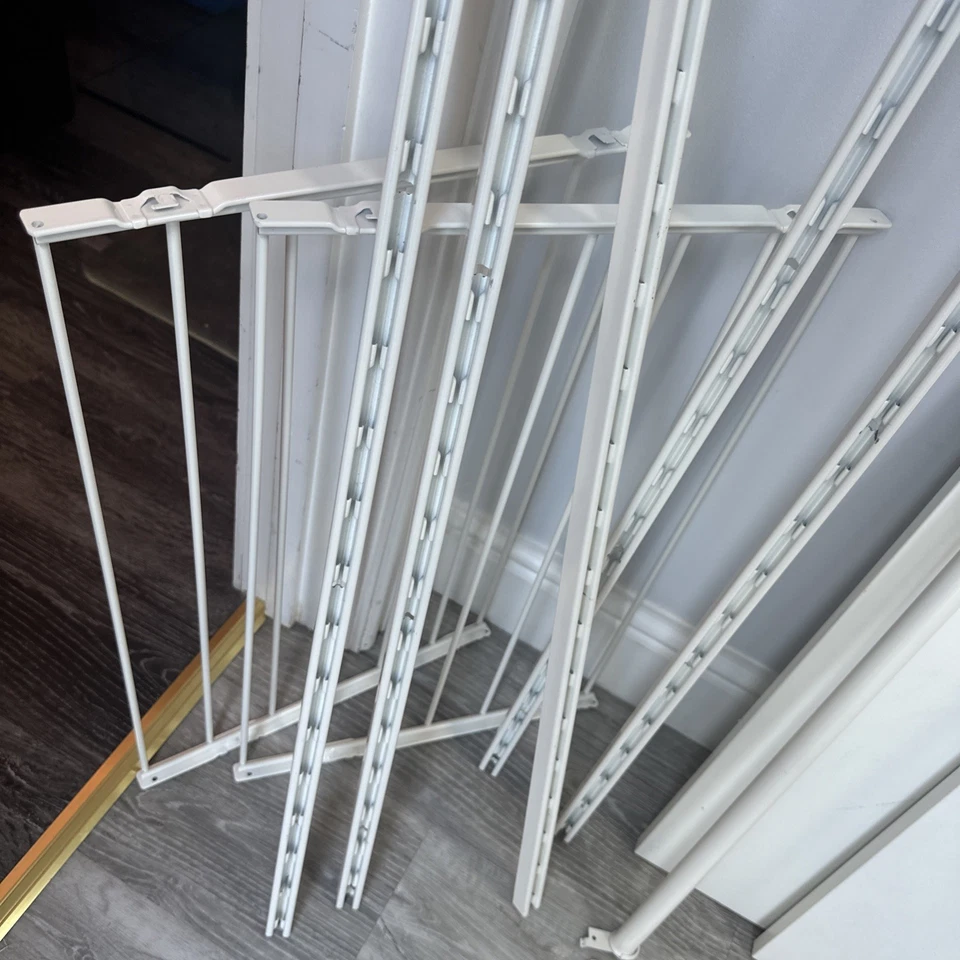 Shelving System IKEA Boaxel Wardrobe combination shelves rails   brackets etc - Image 4 of 4