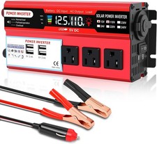 ALSO GO 1000W Power Inverter 12V to 110V AC LCD Screen