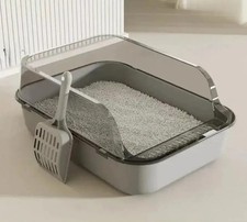 Cat Litter Box Automatic Self Cleaning Anti-splashing Semi-closed Cats Toilet