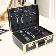Tool Storage Large Barber Hair Stylist Suitcase Carrying Case Clippers Trimmers