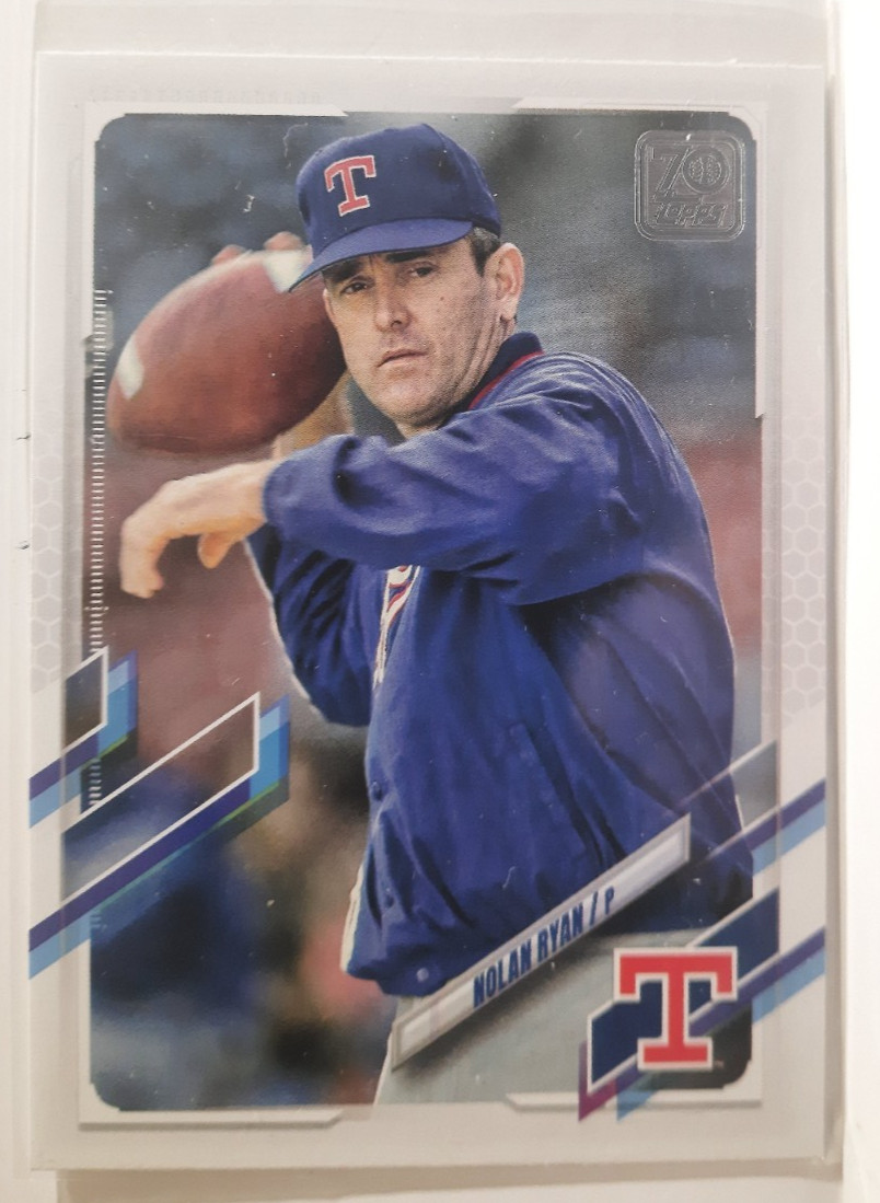 2021 Topps Nolan Ryan Legend SP #567 Short Print Image Variation