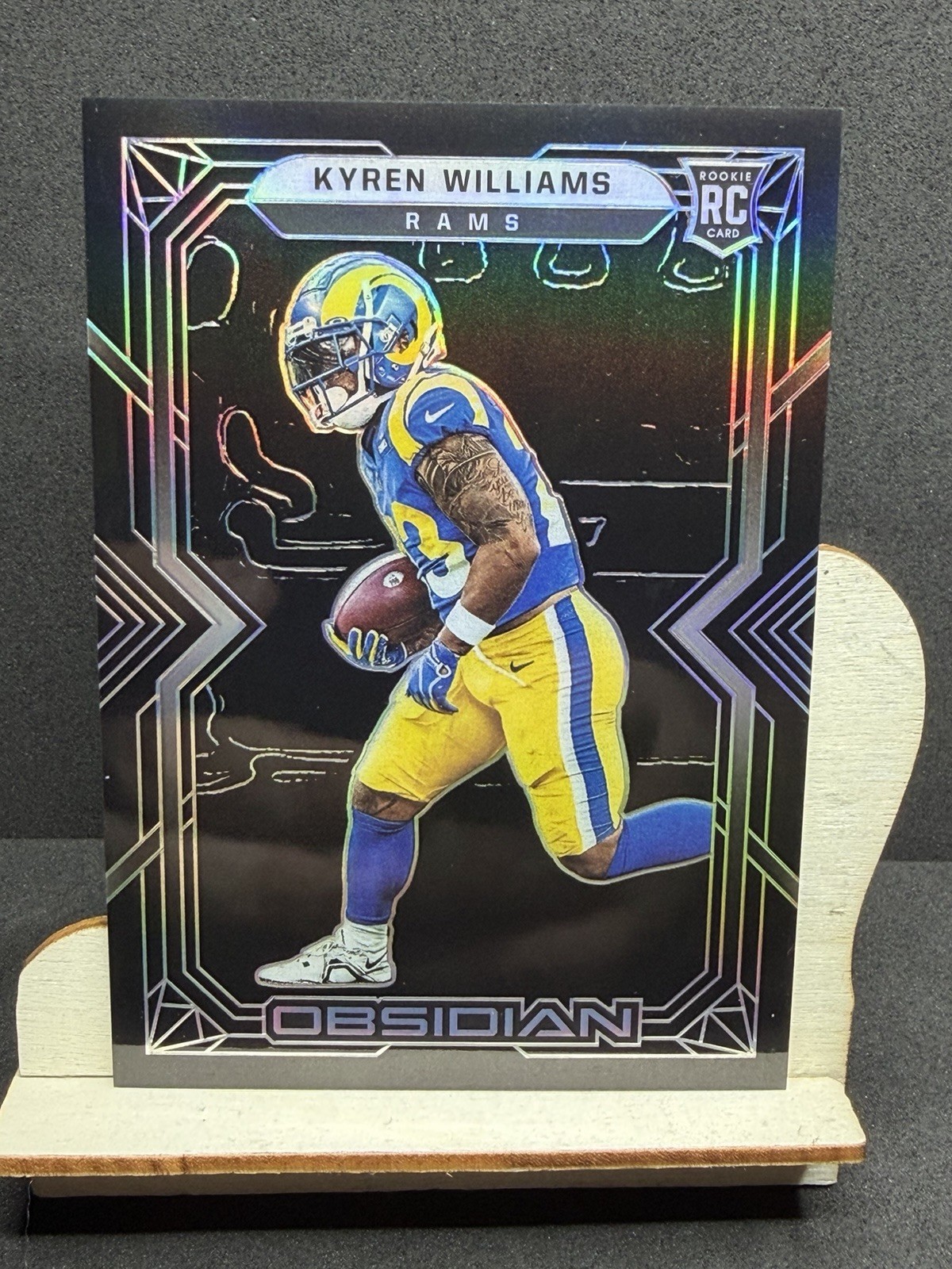 Panini 2022 Obsidian Rookie Base #147 Kyren Williams Los Angeles Rams