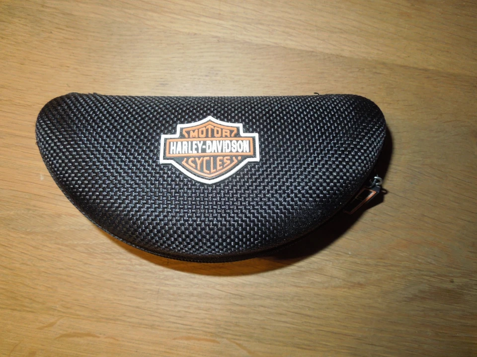 Original Harley Davidson Brillenetui für Sonnenbrille wie NEU Hartschale top - Bild 1 von 3