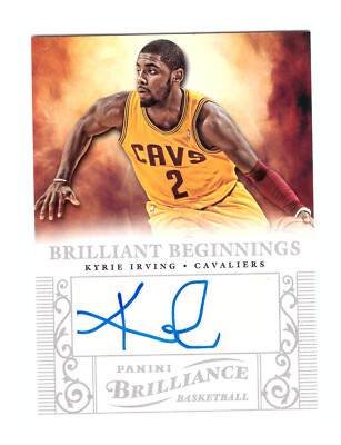2012-13 Panini Brilliance Brilliant Beginnings Autographs Kyrie Irving RC Auto
