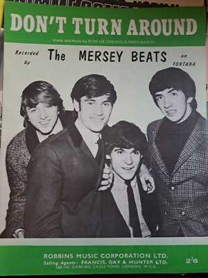 THE MERSEYBEATS *DONT TURN AROUND* ORIG NOTEN 