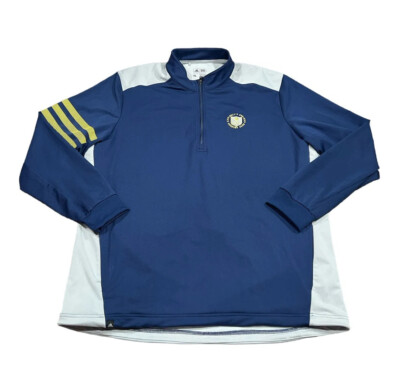 Adidas Men's Competition 1/2 Zip Golf Sweater Pullover Bull’s Eye County  Club XL