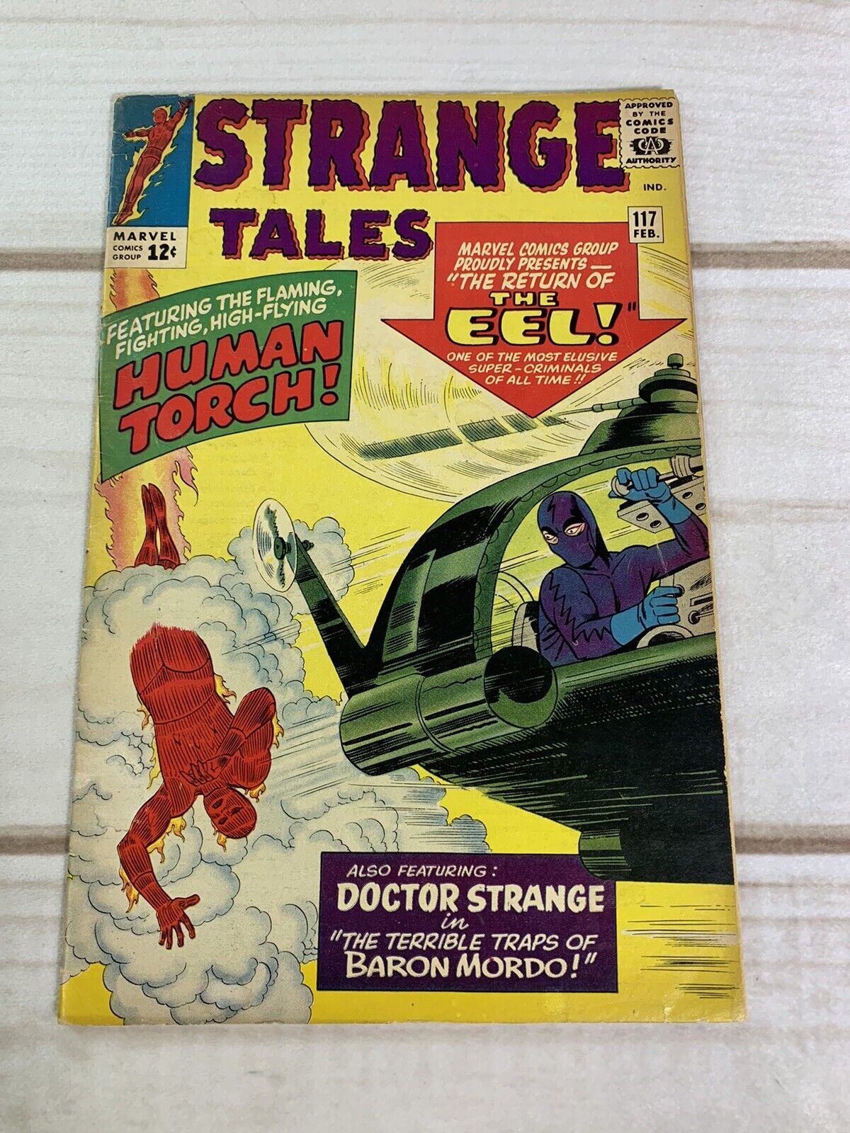 Strange Tales 117 1964 Marvel Comic Ditko Dr Strange & Baron Mordo Jack Kirby FN