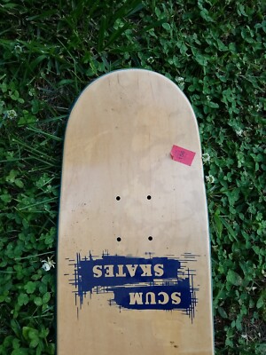 Vintage Skateboard Scum Skates chris cudlipp Hawaiian scum board