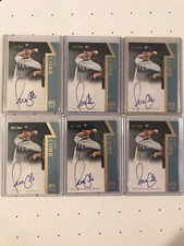 Alex Cobb Rookie Auto Autograph 2011 topps Tier One On the Rise lot of 6 all/999