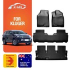 3D Heavy Duty All Weather Car Mats Floor Liner Full Set for Toyota Kluger 14-21