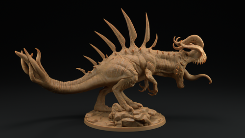 Cerebrasaurus Rex | Dragon Trapper's Lodge | D&D Miniatur - Bild 8 von 9