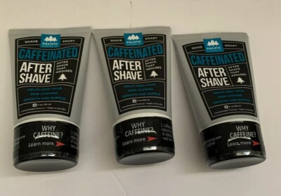 Lot Of Brand New Pacific Shaving Caffeinated After Shave Cream 