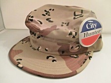 CAMOUFLAGE CADET CAP - 100 COTTON BY CITY HUNTER -ONE SIZE THAT FITS MOST