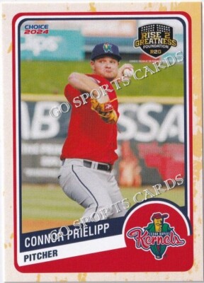 2024 Cedar Rapids Kernels Update Connor Prielipp RC Rookie Twins Minor Baseball