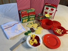 MELISSA  DOUG PREPARE  SERVE PASTA CUSTOM BUNDLED PLAYSET NEAR COMPLETE EXTRAS