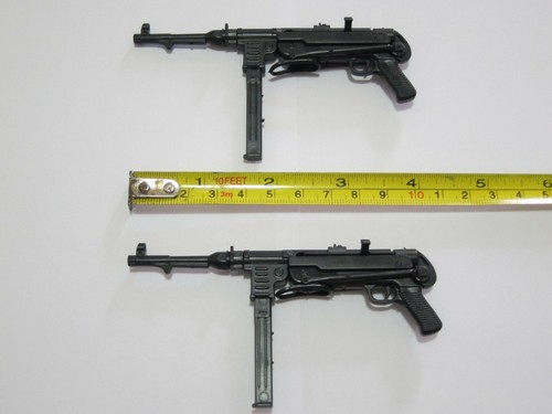 1/6 Scale Set of 2 MP40 Submachine Gun For 12