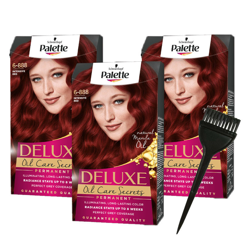 3 Pack 6 8 575 Schwarzkopf Palette Deluxe Intensive Red Permanent Hair Color Ebay