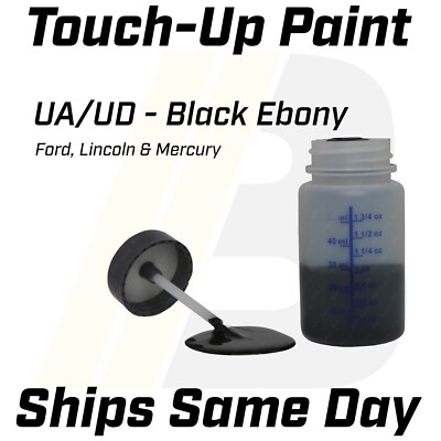 UA/UD Black Ebony - 1 Oz Touch Up Paint Kit w/ Brush for Ford Lincoln Mercury