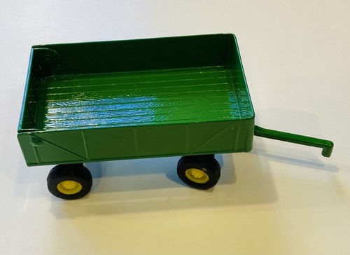 Ertl John Deere 6410 Tractor With Barge Wagon And Folding Disk Plow 1:32 Scale - Picture 7 of 17