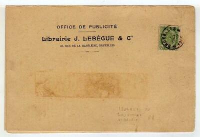 A1937) BELGIEN 1906 Bulletin Libraire - 5c isoliert
