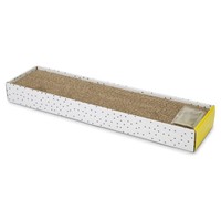 Beeztees Kratzbrett Pula 47X12,5X4,5Cm FüR Katzen - Karton, Mit Catnip