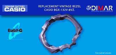 Replacement Vintage Original Bezel Casio BGX-132V-8VZ. NOS.