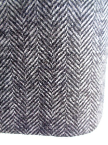 HOBBS Grey Herringbone Midi Pencil Skirt Size 8 Wool Blend - Picture 11 of 19