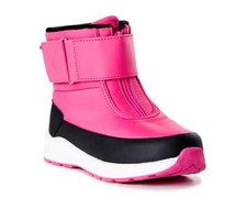 Wonder Nation Pink  Black Toddler Girls Zip Front Boots Size 5