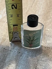 Vintage Lily of the Valley Toilet Water Labeled Empty Tiny Bottle Fuller Brush