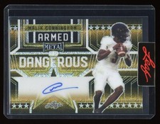 2023 Leaf Metal Malik Cunningham Armed & Dangerous Gold Mojo Auto Proof 1/1