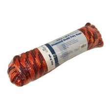 Corda 3/8 in x 50 ft Diamond Braid Poly Rope.QTY:1 pcs