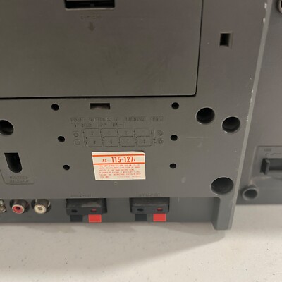 Vintage 80's PANASONIC RX-C45 Boombox Ghetto blaster cassette